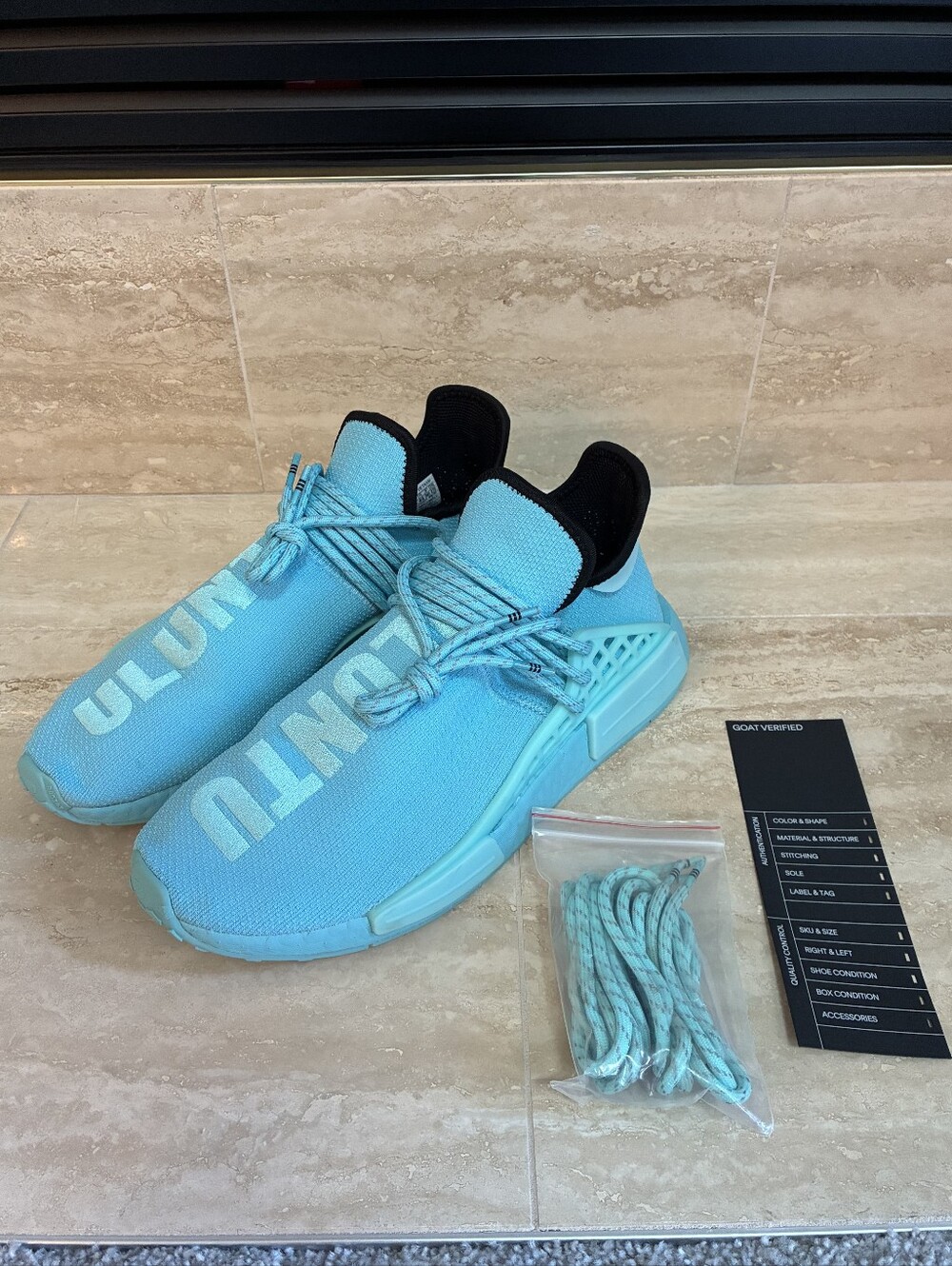 Adidas NMD Human Race Aqua Blue Men's Size 10